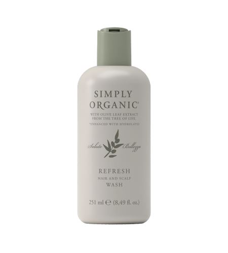 Simply Organic Refresh Hair & Scalp Wash detoxikační a vyvažující šampon