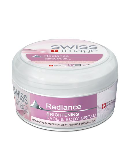 Swiss Image Body Care Radiance Brightening Face & Body Cream rozjasňující krém na obličej a tělo 200 ml