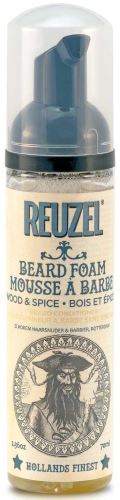 REUZEL Beard Foam Wood & Spice kondicionér na vousy pro muže 70 ml
