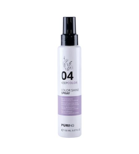 PURING 04 KeepColor Color Shine Spray sprej pro lesk vlasů 150 ml