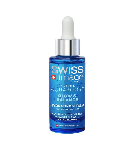 Swiss Image Aquaboost Care Alpine Aquaboost Hydrating Serum With Microcapsules hydratační sérum s mikrokapslemi 30 ml