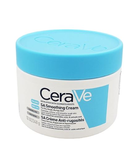 CeraVe SA Smoothing Cream zjemňující krém pro suchou, hrubou pokožku s nerovnoměrným povrchem