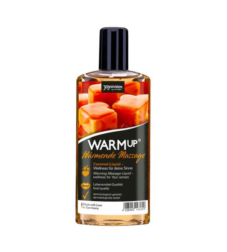 JoyDivision Warmup Caramel hřejivý masážní gel 150 ml