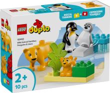 LEGO® DUPLO® 10442 Rodinky divokých zvířat: Tučňáci a lvi (4)