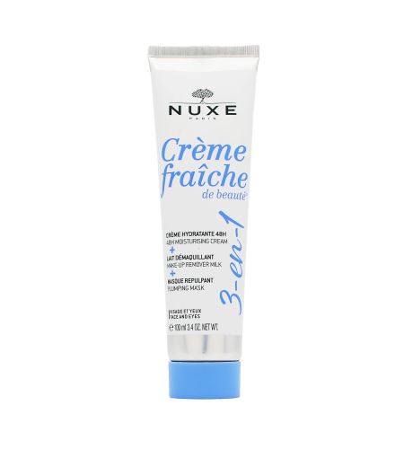 Nuxe Crème Fraîche de Beauté 3v1 hydratační krém, odličovací mléko a pleťová maska 100 ml