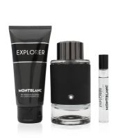 Montblanc Explorer dárková sada pro muže parfémovaná voda 100 ml + sprchový gel 100 ml + parfémovaná voda 7,5 ml