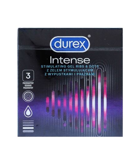 Durex Intense Orgasmic kondomy 3 ks