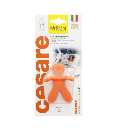 Mr&Mrs Fragrance Cesare Energy vůně do auta oranžová