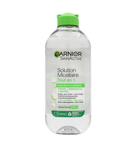 Garnier SkinActive All-in-1 Micellar Solution micelární voda pro smíšenou a citlivou pleť 400 ml
