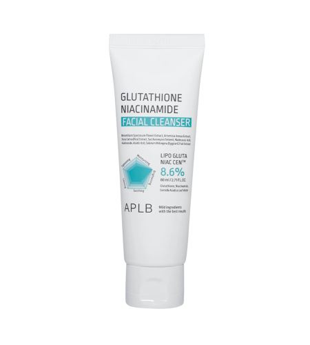 APLB Glutathione Niacinamide Facial Cleanser rozjasňující čisticí pěna 80 ml