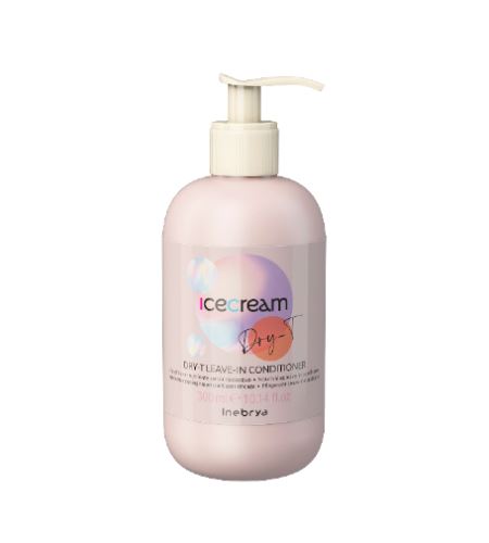 Inebrya Ice Cream Dry-T Leave-In Conditioner bezoplachový výživný kondicionér 300 ml