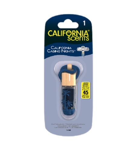 California Scents Hanging Vial California Casino Nights vůně do auta 5 ml
