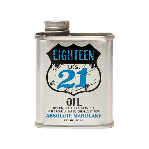18.21 Man Made Beard, Hair & Skin Oil Absolute Mahogany víceúčelový olej pro vousy 60 ml
