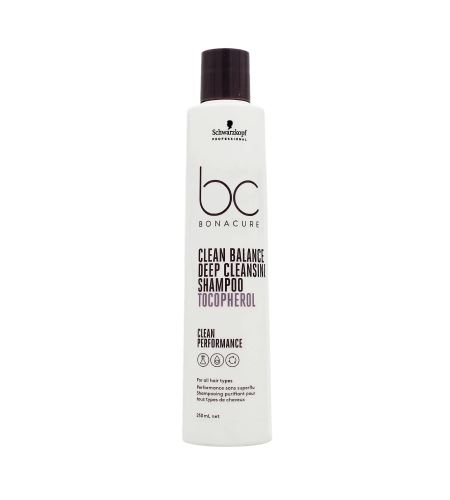 Schwarzkopf Professional BC Clean Balance Deep Cleansing Shampoo hloubkově čistící šampon pro všechny typy vlasů