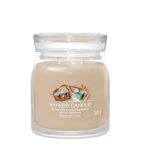 Yankee Candle Afternoon Scrapbooking signature svíčka střední 368 g
