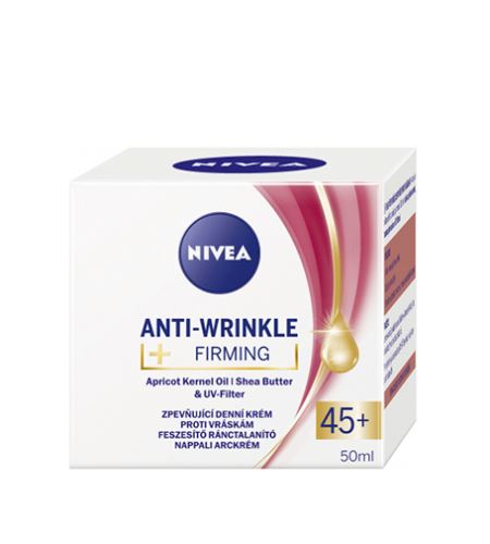 Nivea Anti-Wrinkle Firming zpevňující denní krém proti vráskám 45+ 50 ml