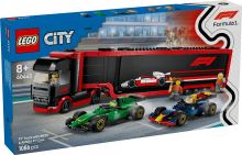LEGO® City 60445 Kamion F1® s vozy F1® RB20 a AMR24 (2)