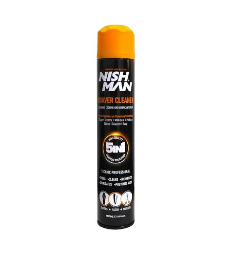 NISHMAN Shaver Cleaner 5in1 čistič holicích strojků 400 ml
