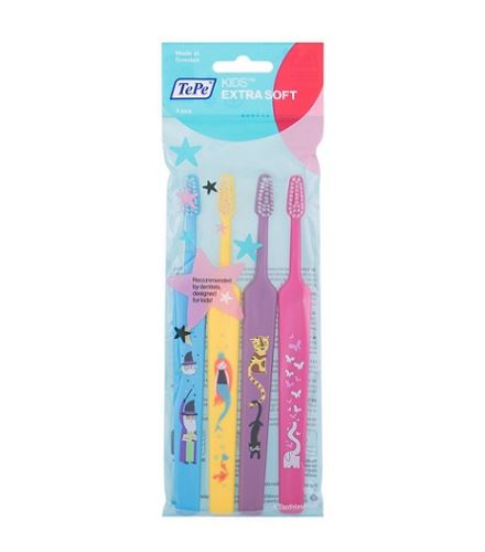 TePe Kids Select Compact zubní kartáček extra soft 4 ks