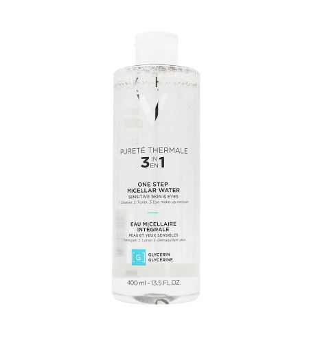 Vichy Pureté Thermale 3in1 One Step Micellar Water micelární voda pro citlivou pleť 400 ml
