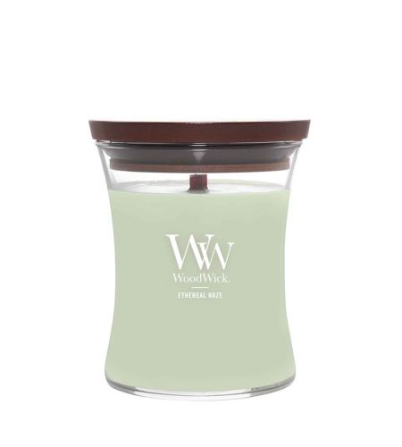 WoodWick Ethereal Haze vonná svíčka s dřevěným knotem 275 g