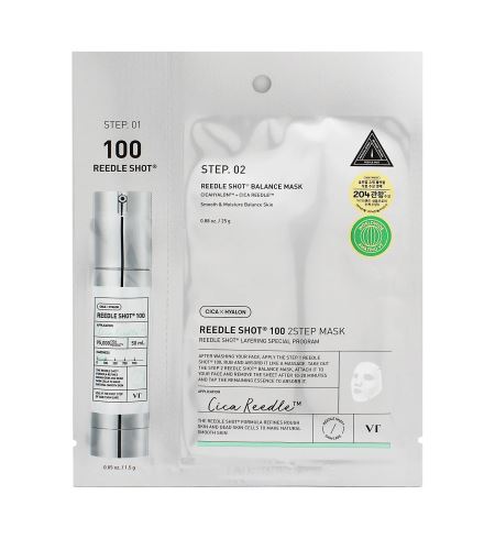 VT Cosmetics Reedle Shot 100 2 Step Mask zpevňující pleťová maska v plátýnku 1,5+25 g