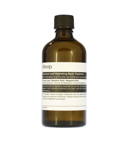 Aesop Leaf Hydrating Body Treatment koncentrovaný hydratační a masážní tělový olej 100 ml