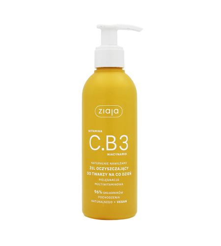 Ziaja Vitamin C.B3 denní čistící gel na obličej 190 ml