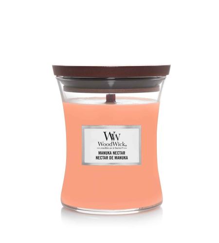 WoodWick Manuka Nectar vonná svíčka s dřevěným knotem 275 g