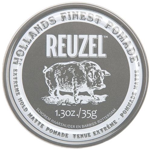 REUZEL Styling Grey Pomade Extreme Hold pomáda na vlasy s extra silným zpevněním a matným vzhledem pro muže