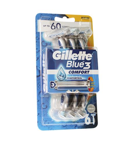 Gillette Blue3 jednorázové holítko 6ks Pro muže