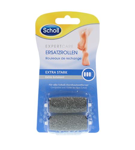 Scholl Velvet Smooth náhradní hlavice s diamantovými krystalky extra drsná 2 ks