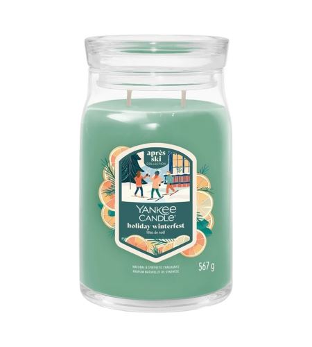 Yankee Candle Holiday Winterfest Signature vonná svíčka 567 g