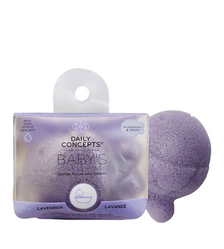 Daily Concepts Baby's Lavender Konjac Sponge dětská houbička na koupání