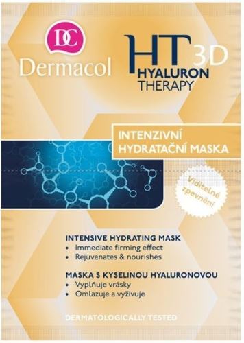 Dermacol Hyaluron Therapy 3D hydratační a remodelační pleťová maska 16 ml