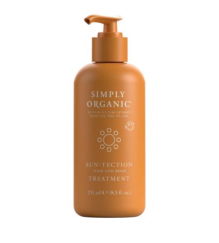 Simply Organic Sun-Tection Hair & Body Treatment regenerační péče po opalování (2v1) 251 ml