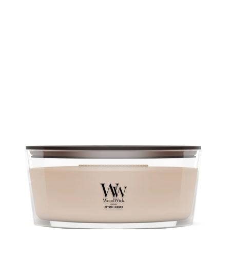 WoodWick Crystal Ginger vonná svíčka s dřevěným knotem 453,6 g
