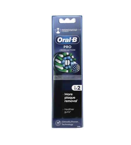 Oral-B Pro Cross Action náhradní hlavice 2 ks Black