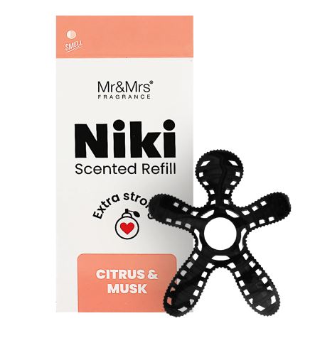 Mr&Mrs Fragrance Niki Citrus & Musk náplň vůně do auta