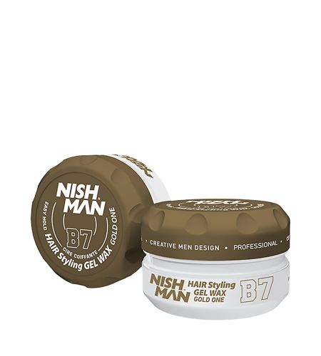 NISHMAN Hair Styling Wax Gold one lesklý vlasový vosk 150 ml