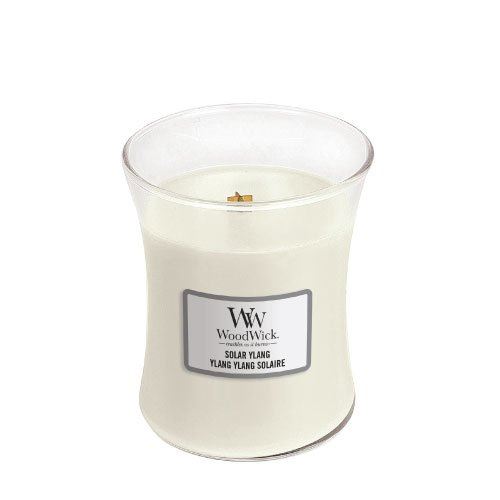WoodWick Solar Ylang vonná svíčka s dřevěným knotem 275 g