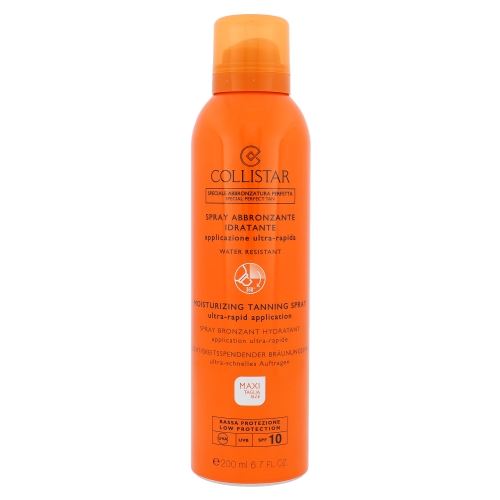Collistar Moisturizing Tanning Spray sprej na opalování SPF 10 200 ml