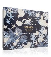 Versace Dylan Blue Pour Homme dárková sada pro muže toaletní voda 50 ml + sprchový gel 50 ml + balzám po holení 50 ml (1)