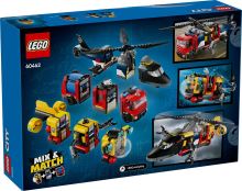 LEGO® City 60462 Remix: Helikoptéra, hasičský vůz a ponorka (1)