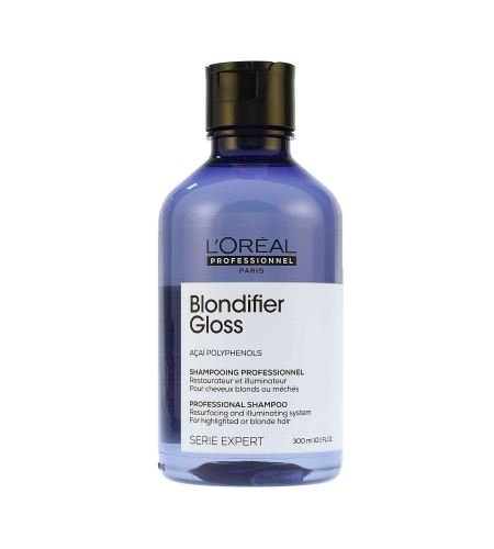 L'Oréal Professionnel Serie Expert Blondifier Gloss rozjasňující šampon pro blond vlasy 300 ml