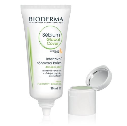 Bioderma Sébium Global Cover intenzivní péče 3v1 s vysokou krycí schopností 30 ml + 2 g   Universal