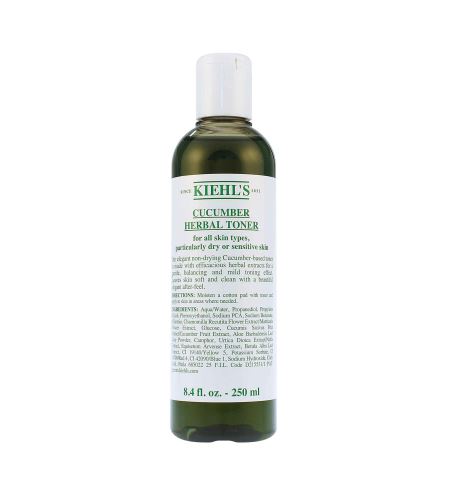 Kiehl's Cucumber Herbal Alcohol-Free Toner pleťové tonikum pro suchou až citlivou pleť 250 ml