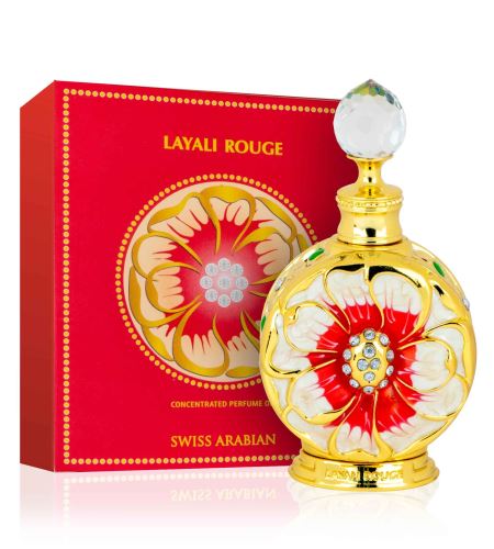 Swiss Arabian Layali Rouge parfémovaný olej pro ženy 15 ml