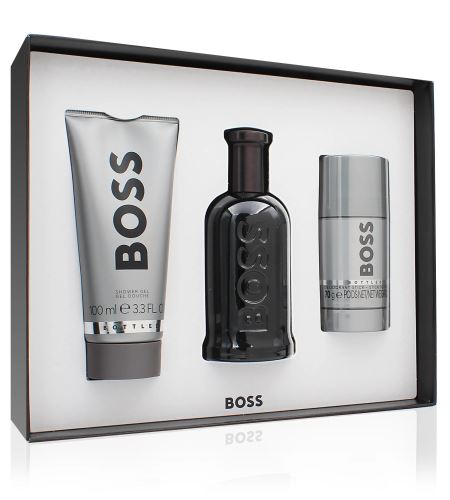 Hugo Boss Boss Bottled Parfum dárková sada pro muže parfém 100 ml + sprchový gel 100 ml + deostick 75 ml