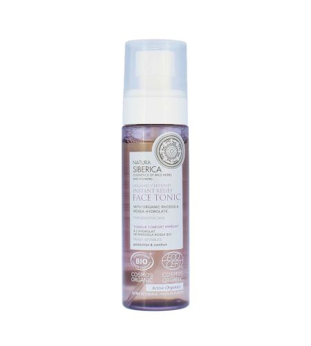 Natura Siberica Organic Certified Instant Relief přírodní tonikum pro citlivou pleť 100 ml